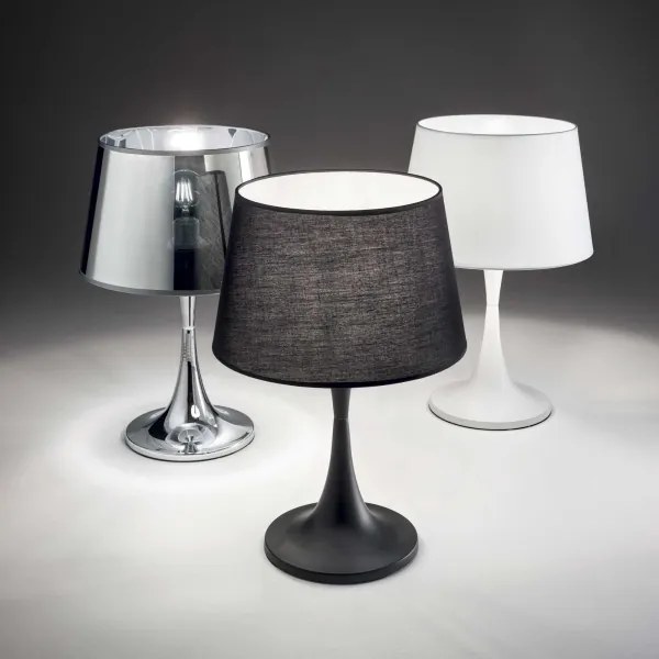 Ideal Lux - Lampă de masă LONDON 1xE27/60W/230V crom lucios