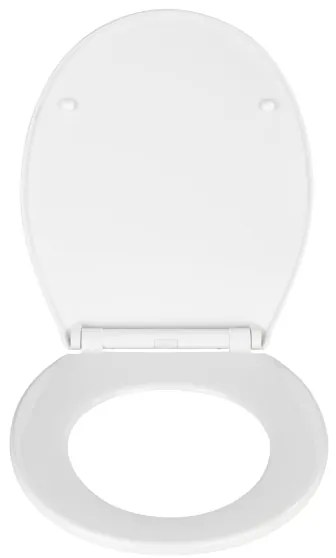 WENKO 21901100-WC Capac WC KOS 44x37 cm alb/argintiu