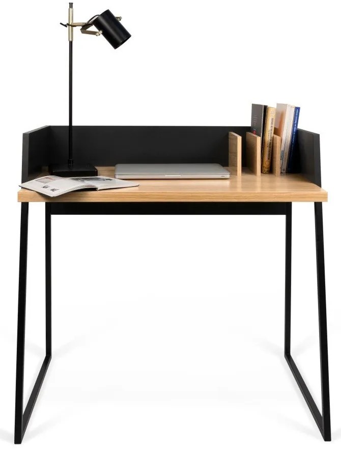 Birou TemaHome Volga Oak, negru