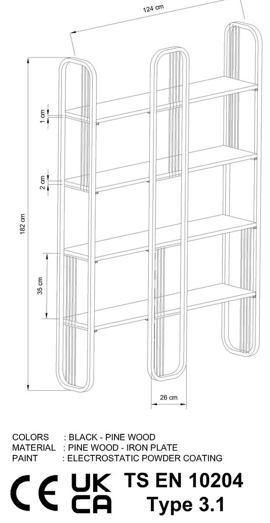 Raft Siena (Negru). 1102574