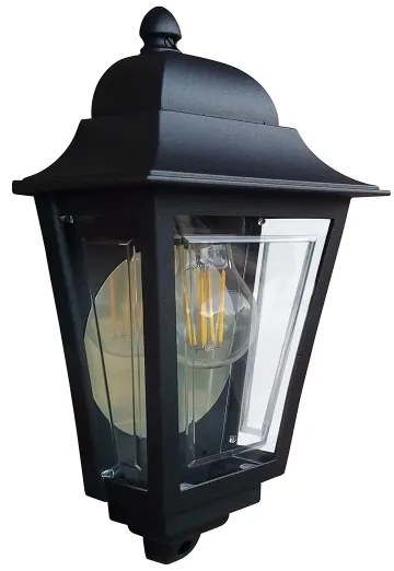 Elstead DECO-LANE7-BLACK -Aplica de perete pentru exterior DECO LANE 1xE27/60W/230V IP44