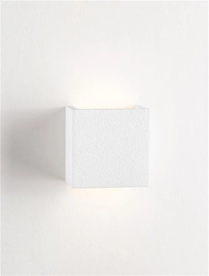 Aplica de perete ambientala din ghips SENSIA alb