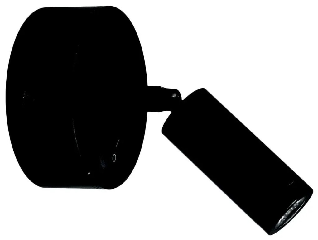 Spot LED de perete ARISTON LED/3W/230V 3000K negru