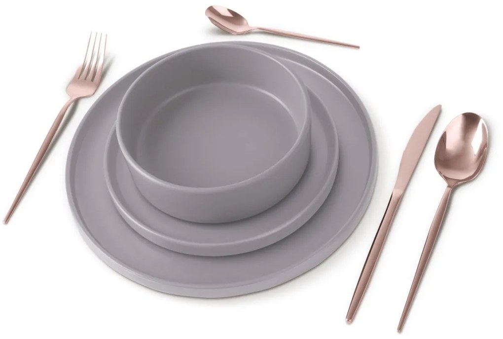 Set farfurii 18 piese Taupe Berlinger Haus BH 10006