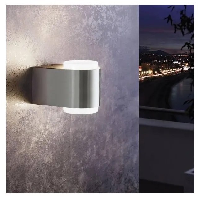 Eglo 78603 - LED Aplică perete exterior BRIONES 2xLED/3W/230V IP44