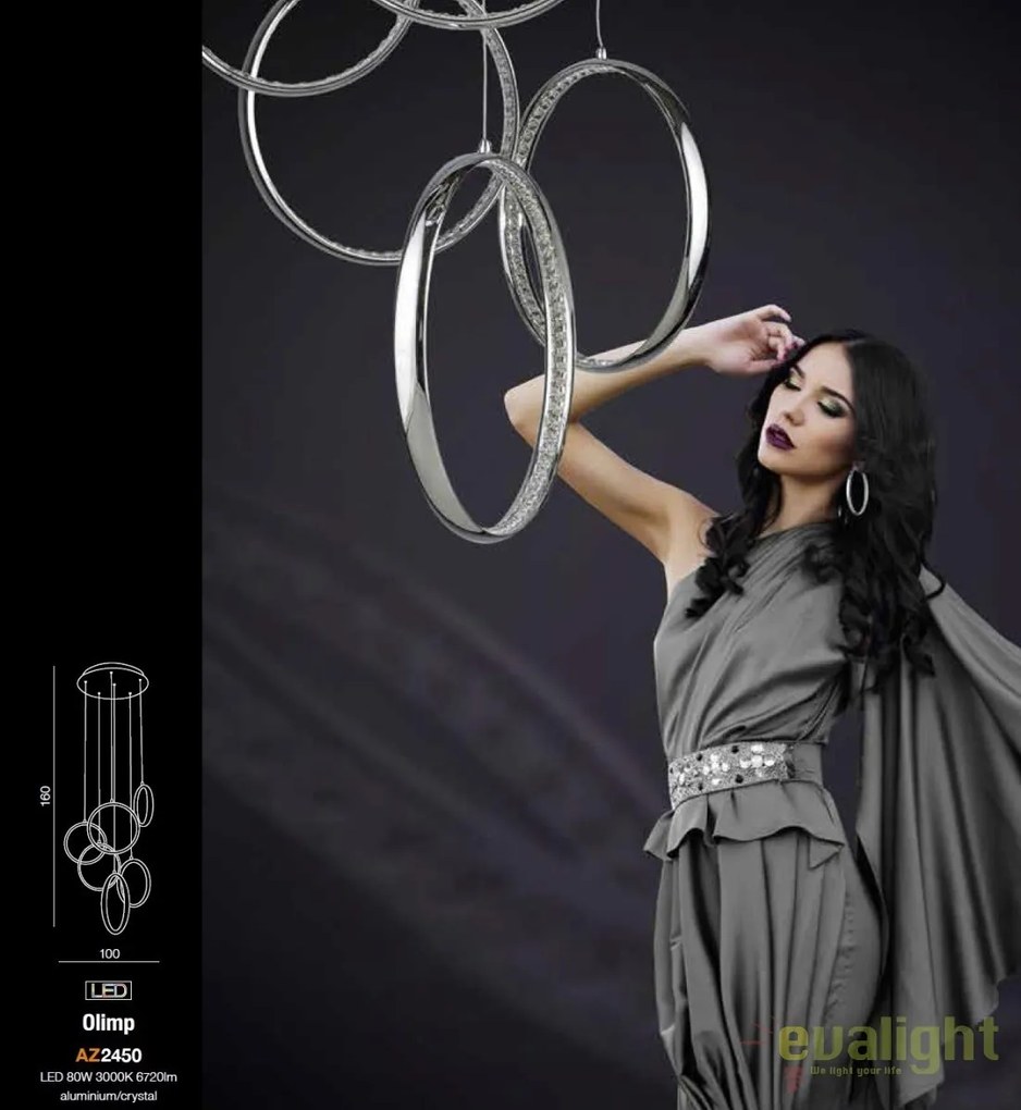 Lustra LED design modern 100cm OLIMP
