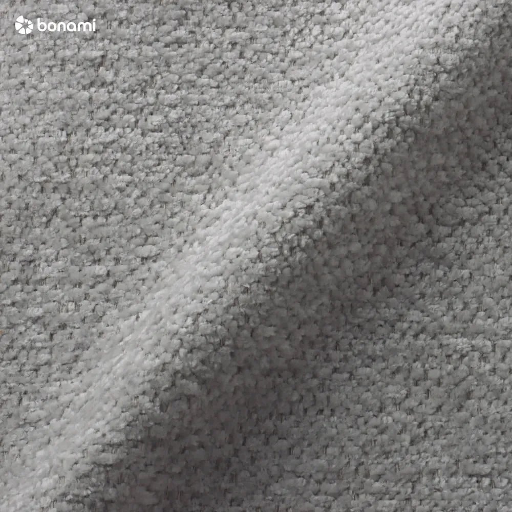 Colțar gri deschis extensibil/cu spațiu de depozitare cu tapițerie din chenille (cu colț pe partea stângă/cu șezlong) Everest – Bobochic Paris