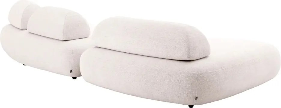 Canapea fixa design LUX din 2 module Residenza, Lyssa off-white