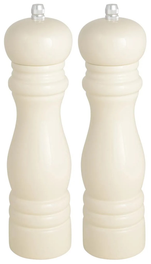 Set de 2 rasnite din lemn crem pentru sare si piper CREAM