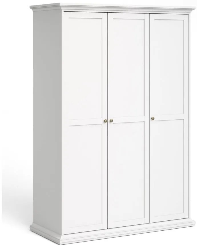 Șifonier alb 139x201 cm Paris – Tvilum