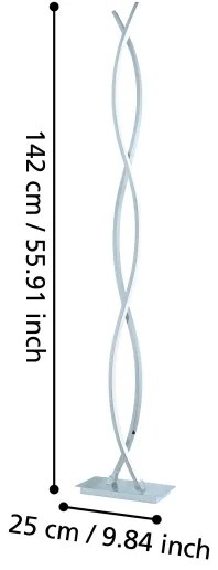 Eglo 96106 - LED Lampadar LASANA 2 4xLED/9W/230V