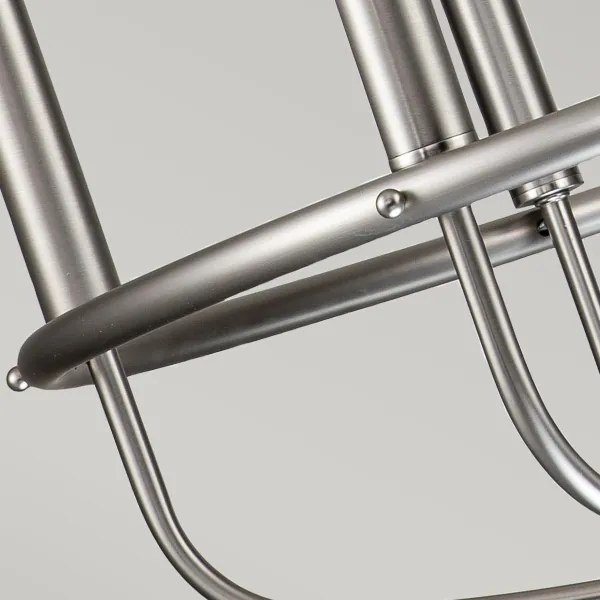 Kichler KL-CAPITOL-HILL6-BN – Lustru suspendat pe lanț CAPITOL HILL, 6xE14/40W/230V, crom