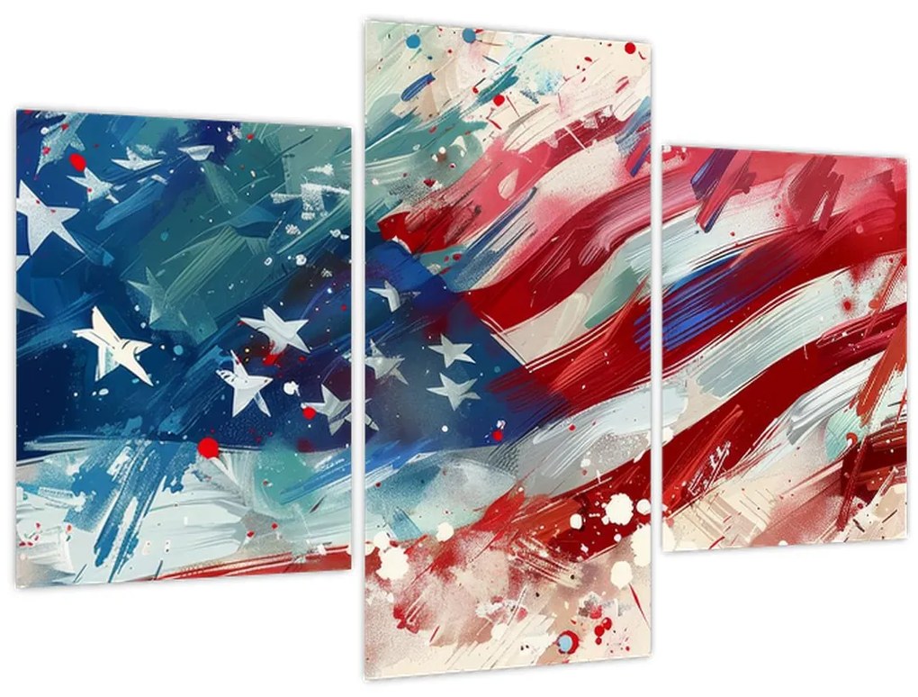 Tablou - Steagul SUA (90x60 cm)