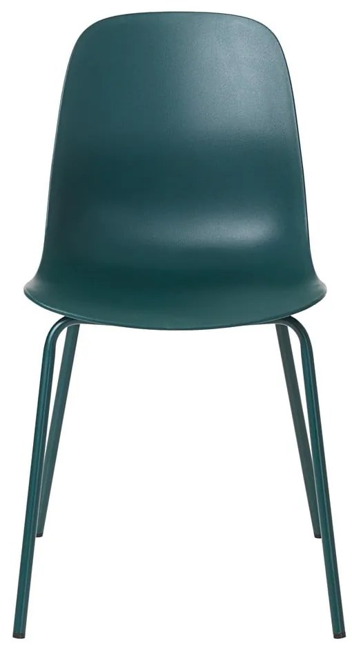 Scaun de dining turcoaz din plastic Whitby – Unique Furniture