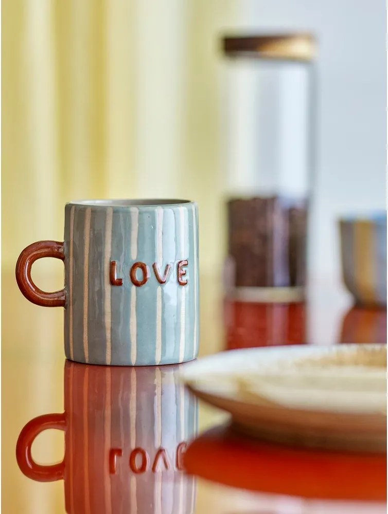 Cană albastru-deschis din ceramică 325 ml Cherish – Bloomingville