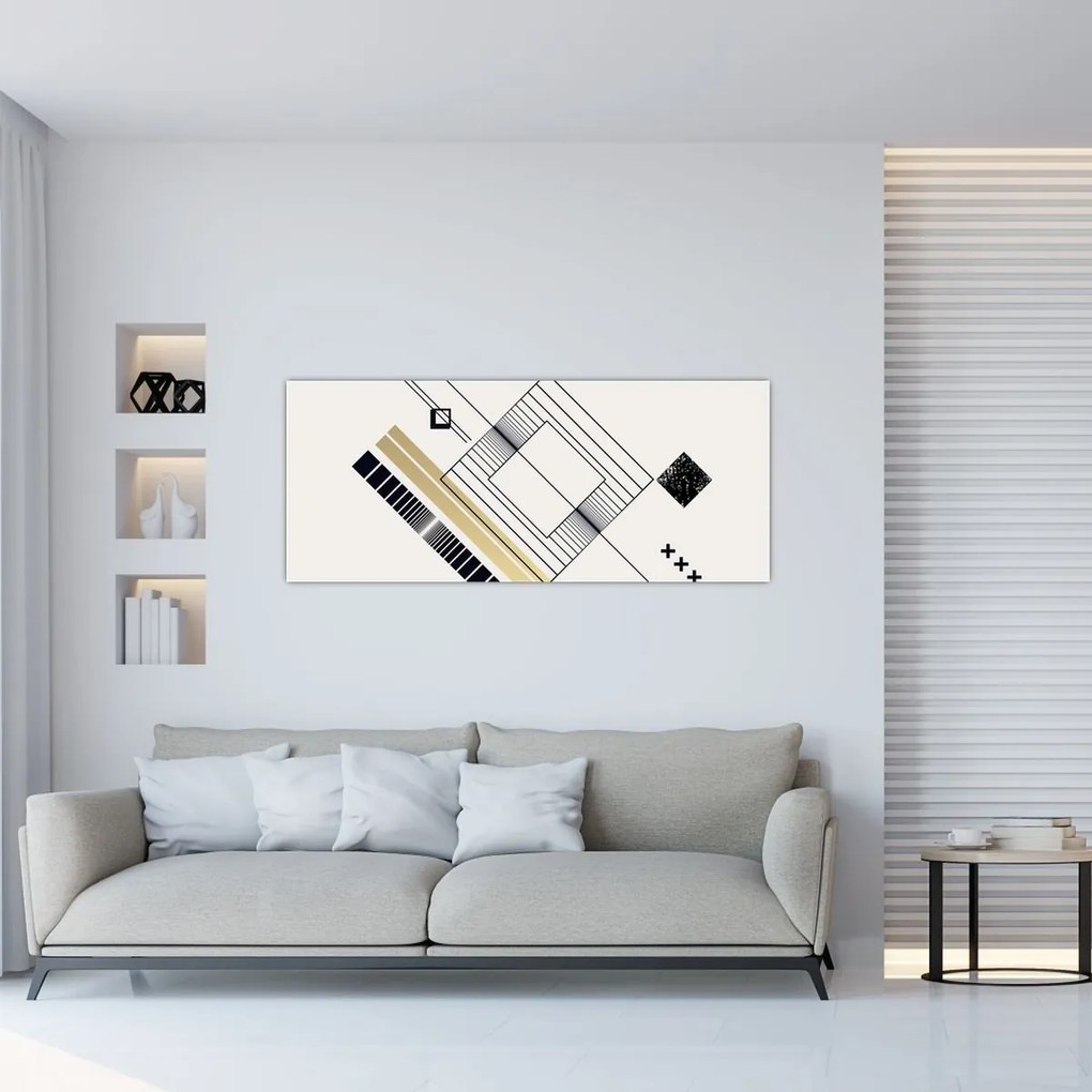 Tablou - Forme geometrice N⁰6 (120x50 cm)