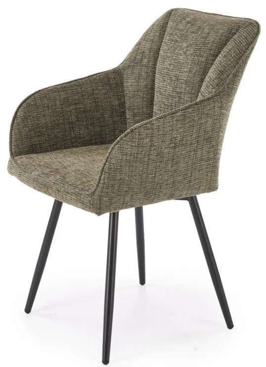 Scaun K576 stofa olive H85 cm