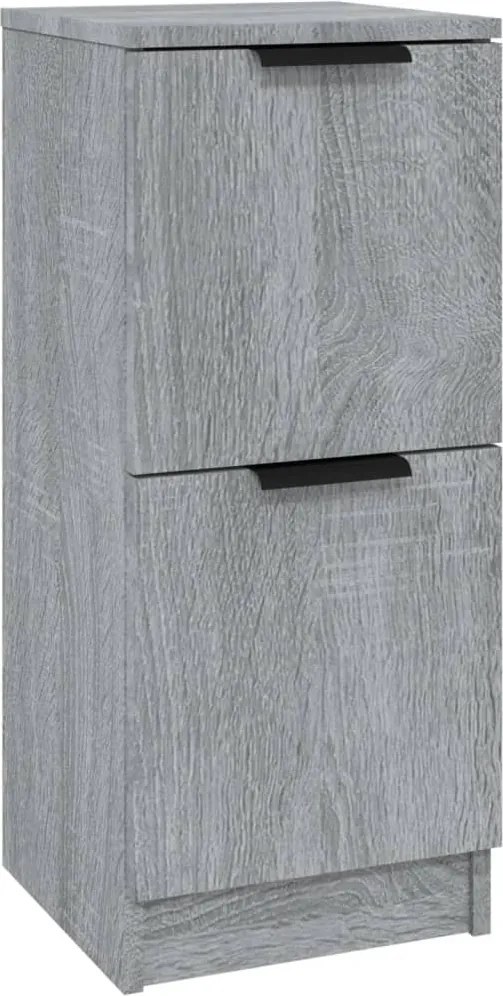 vidaXL Dulap, sonoma gri, 30x30x70 cm, lemn prelucrat