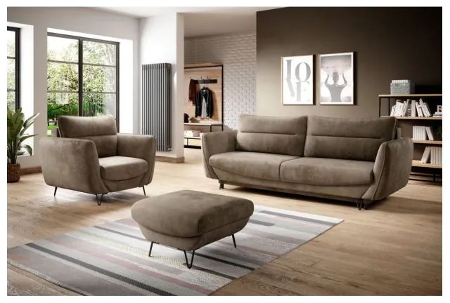 Scaune Set 236cm Bronz