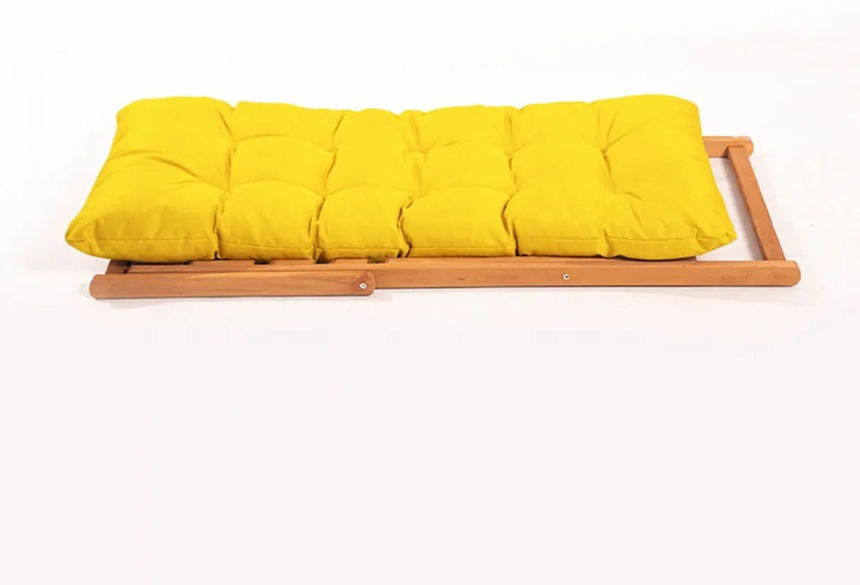 Set Masută și Scaune Grădină, Fag, MY005, 3 Piese, Galben