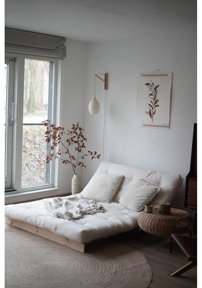 Canapea extensibilă maro 140 cm Roots - Karup Design