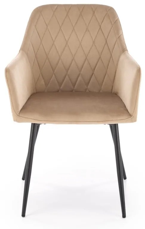 Scaun K558 velvet bej