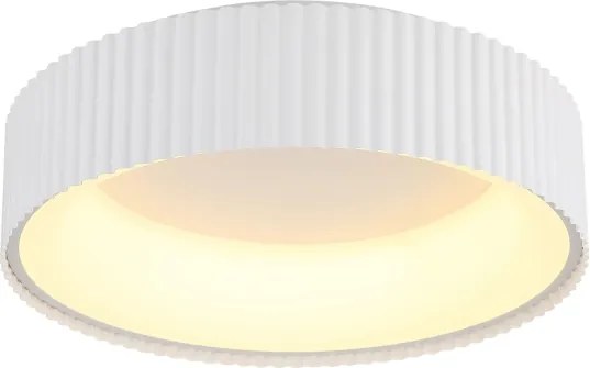 Globo 15924DW - plafonieră LED KEMP, 45W, 230V, 2700/4000/6000K, diam. 46 cm, albă