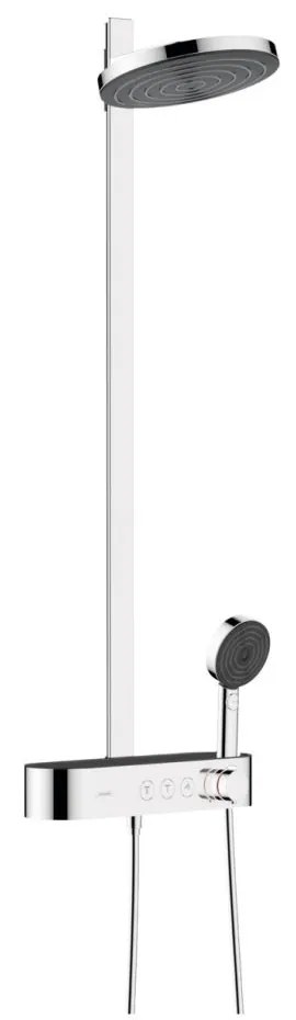 Set de dus 260 cu termostat ShowerTablet Select 400, 2 jeturi, EcoSmart, crom Crom lucios