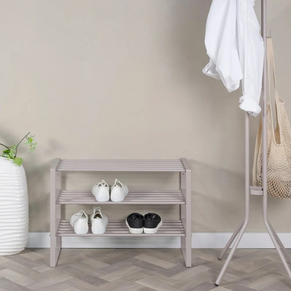 Pantofar taupe din metal 70x48,5x29 cm Rex – Spinder Design