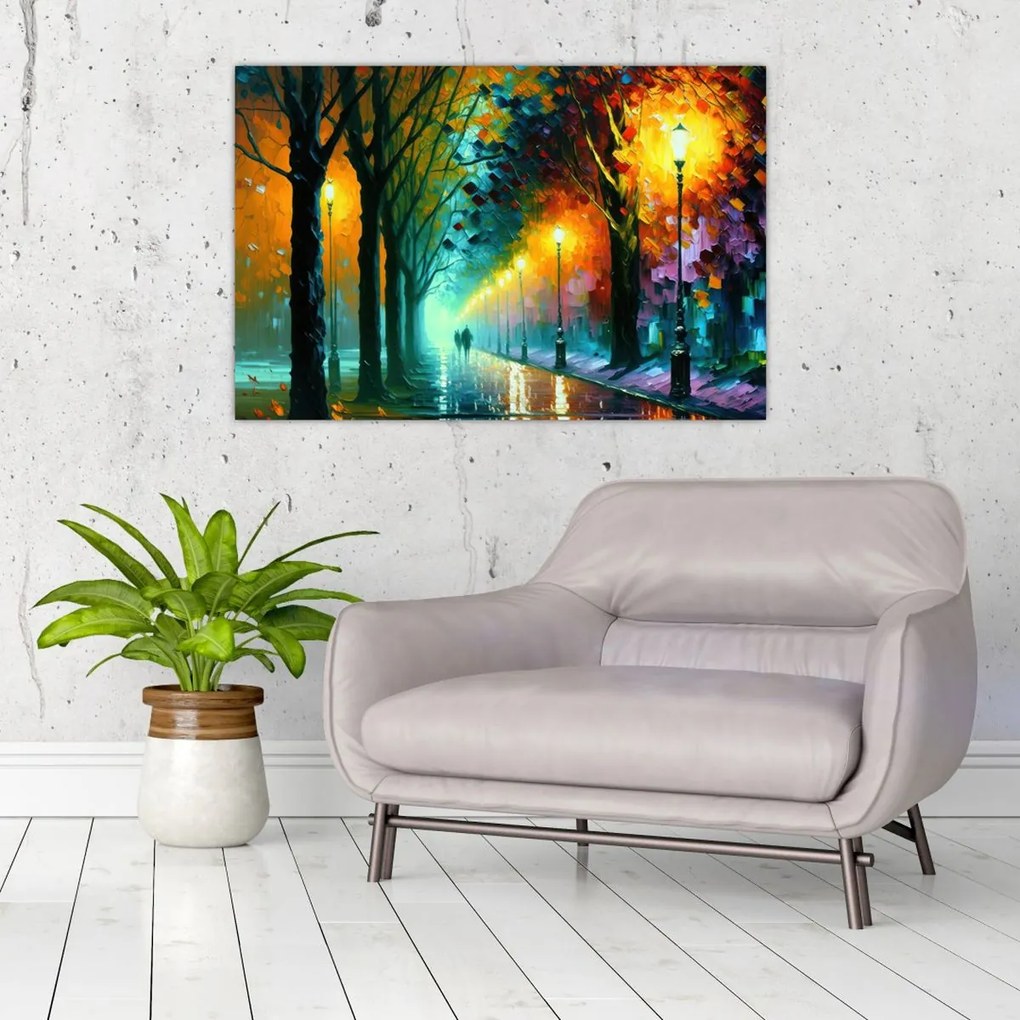 Tablou - Plimbare de noapte (90x60 cm)