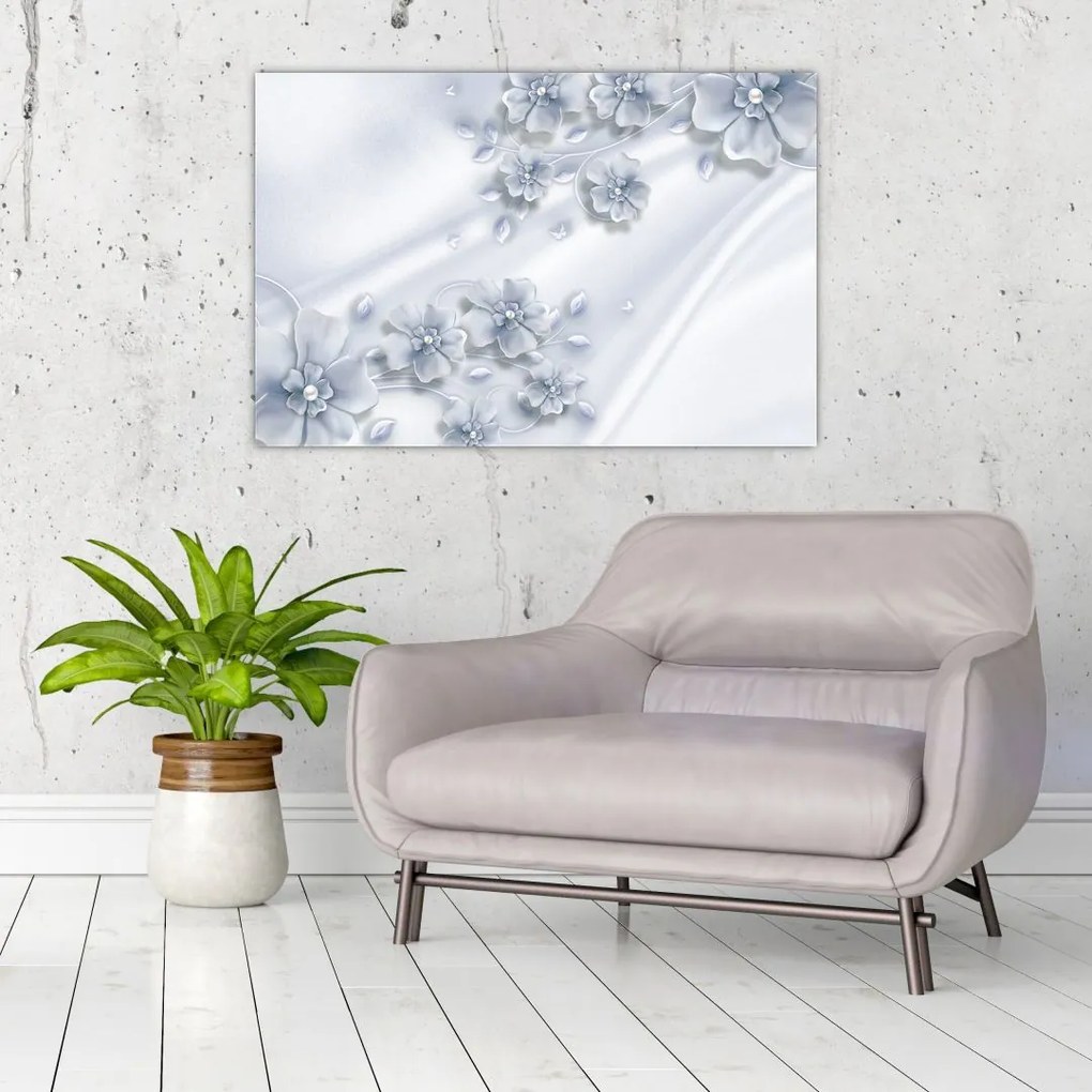 Tablou - Design flori (90x60 cm)