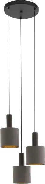 Eglo 97684 - Lustră pe cablu CONCESSA 1 3xE27/60W/230V
