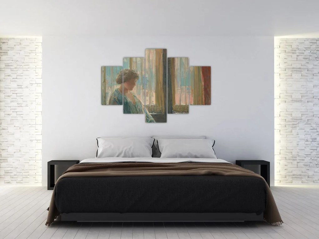 Tablou - Childe Hassam, The New York Window, reproducere (150x105 cm)