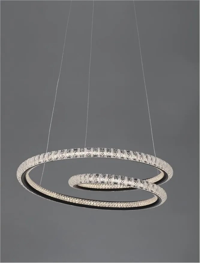 Lustra LED suspendata moderna design elegant GINEVRA 45W