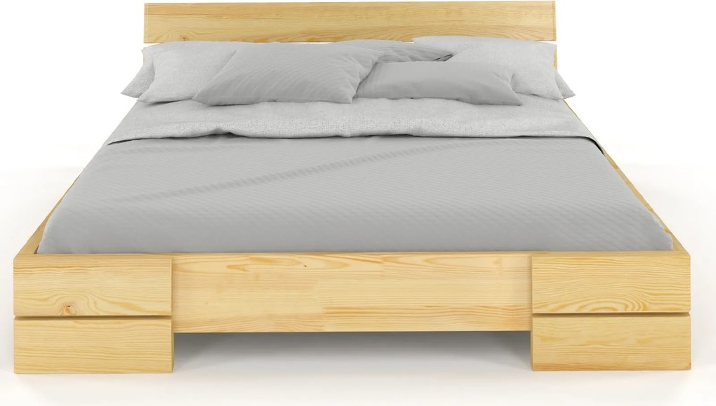 Pat lemn masiv TerraCraft Pin Personalizabil - 90x200cm
