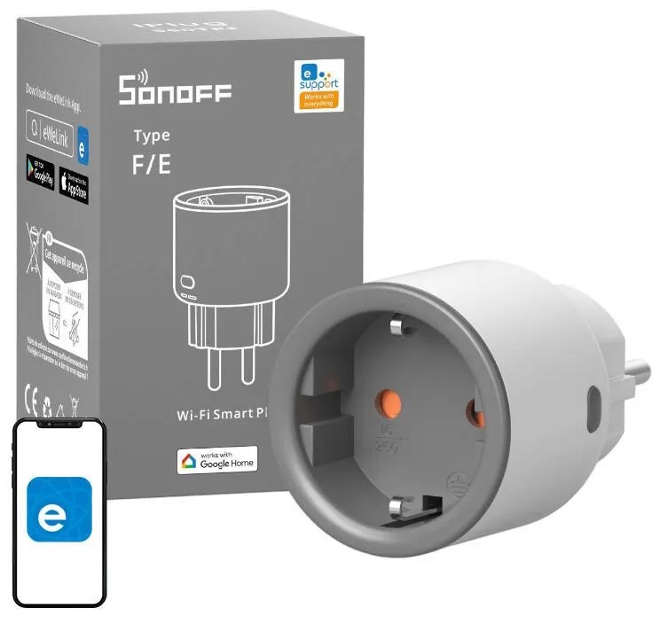 Priza Inteligenta WiFi Sonoff S60TPF