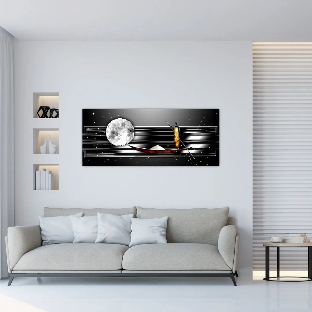 Tablou cu pictură epochală străveche (120x50 cm)