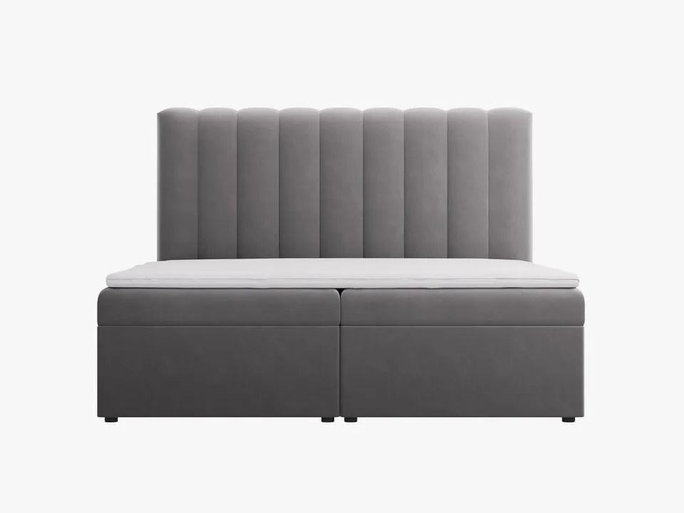 Pat boxspring Kelp 160x200 cm catifea