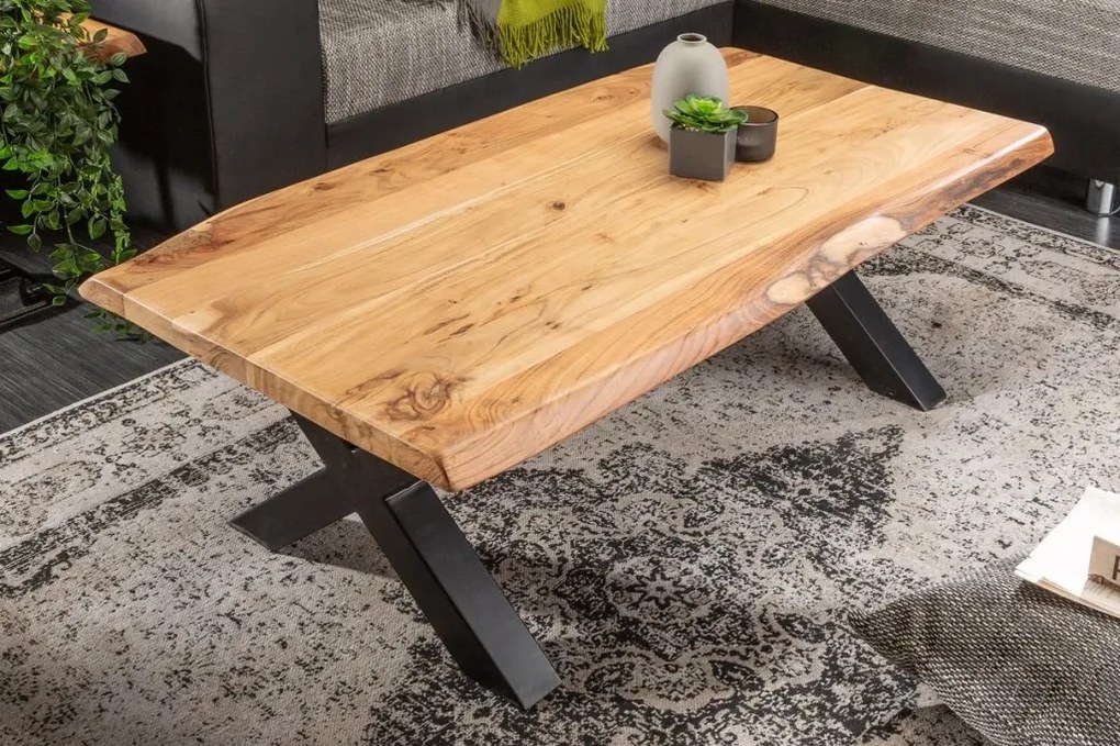 Masuta Design Industrial, Lemn, Metal, Mammut X 110cm