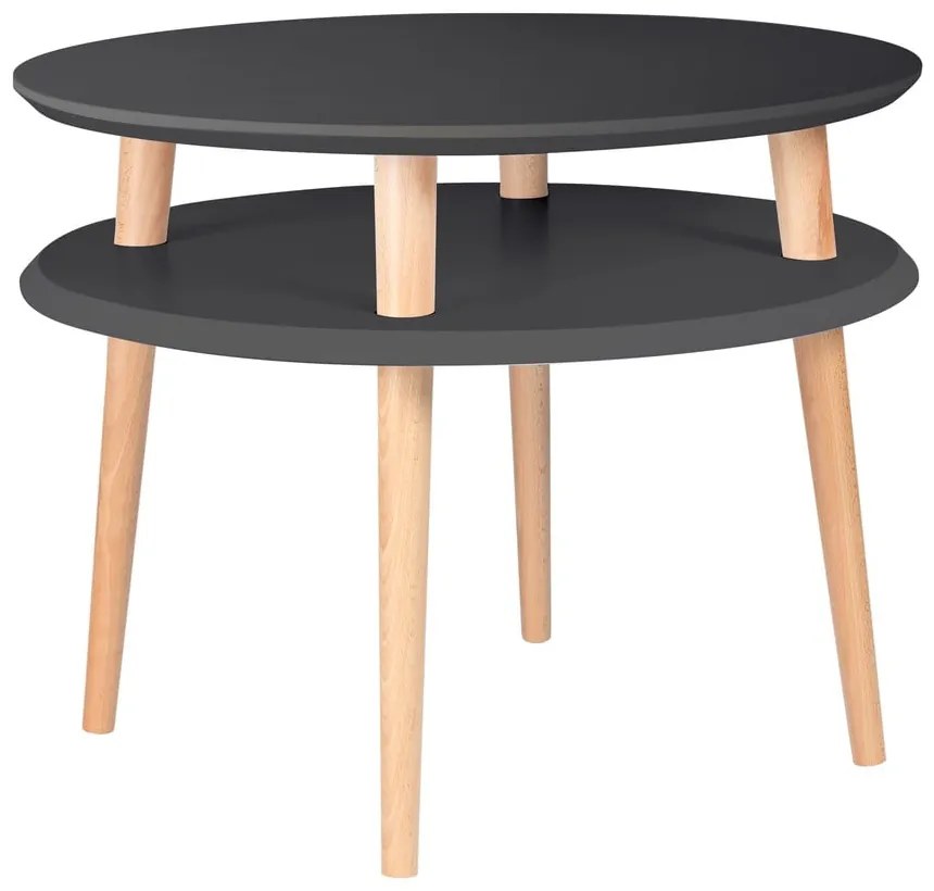 Măsuță de cafea Ragaba UFO Ø 57 cm, gri grafit