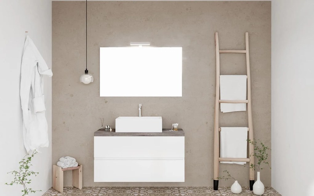 Set Mobilier Baie Carter, Configurabil, 80/100cm L 100 cm #20 Rectangular