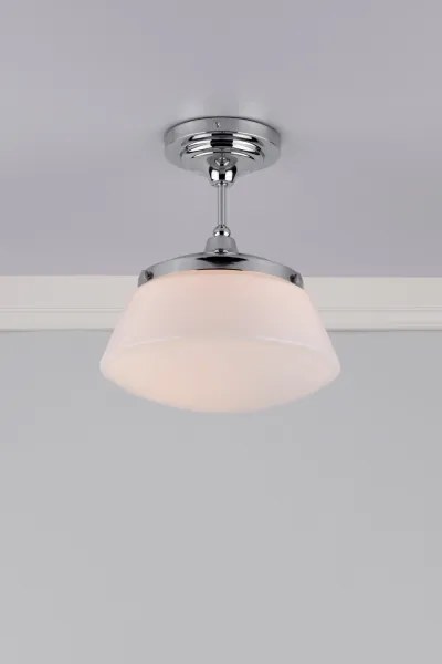 Där Lighting CAD0150 - Plafonieră aplicată pentru baie CADEN 1xE27/60W/230V IP44 crom lucios