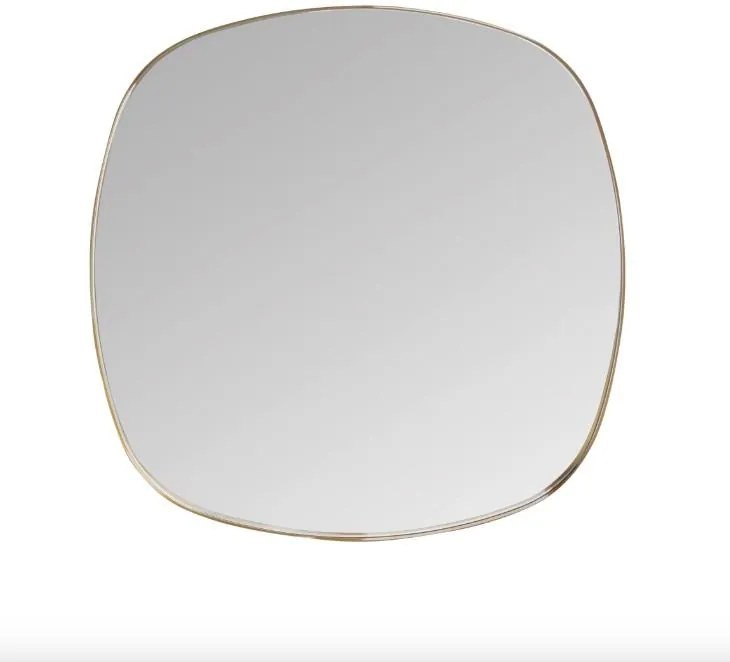 Oglinda patrata maro din alama 70x70 cm Dobles Brass Medium