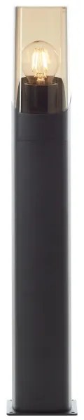 Lampă de exterior Brilliant MINOU 1xE27/10W/230V 60 cm IP44 negru/fumuriu