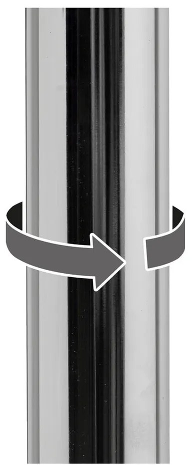 Set de scaune de bar negru cu înălțime ajustabilă 2 buc. tapițat (înălțime șezut 63 cm) – Casa Selección