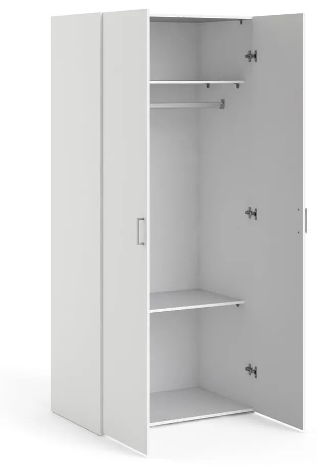 Șifonier alb 78x175 cm Space – Tvilum