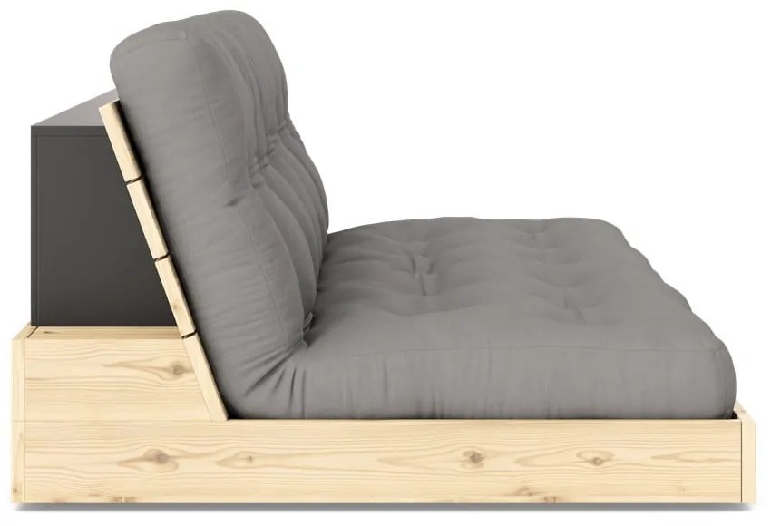 Canapea gri extensibilă 196 cm Base – Karup Design