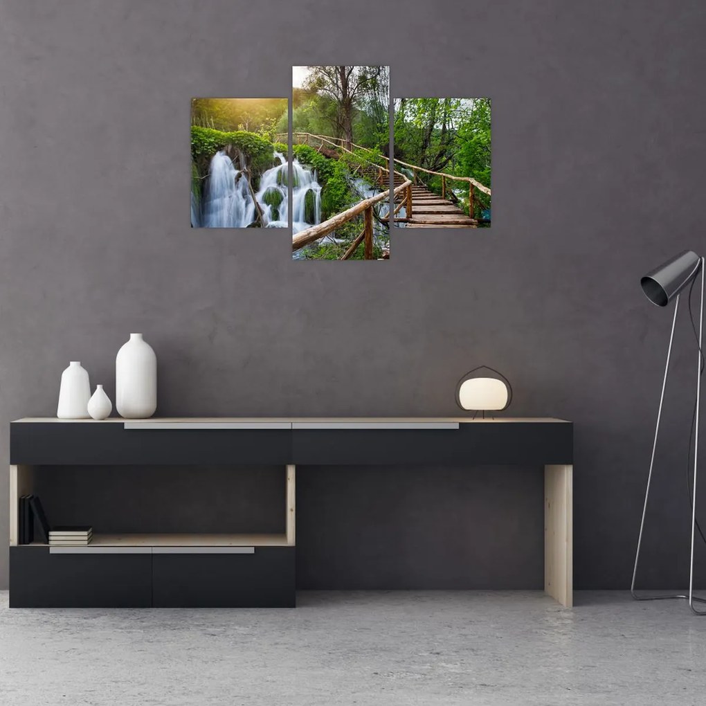 Tablou - Lacurile Plitvice (90x60 cm)