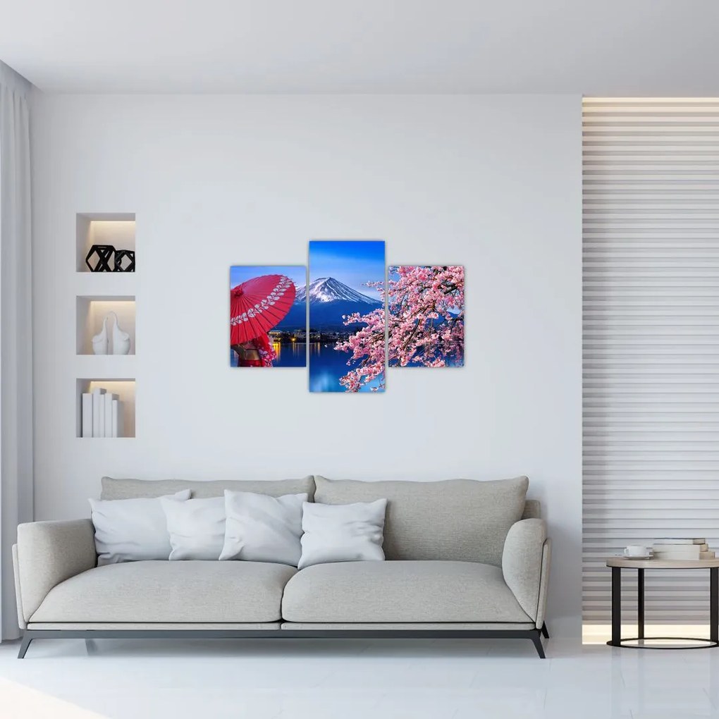 Tablou - cu privire la munte - Japonia (90x60 cm)