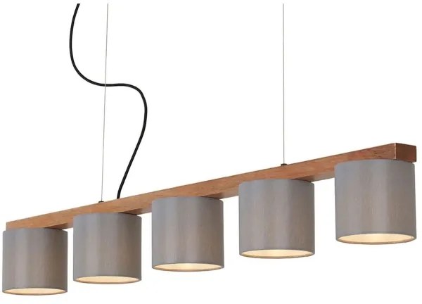 Briloner 4075-054 - Lustră suspendată pe cablu 5xE14/25W/230V